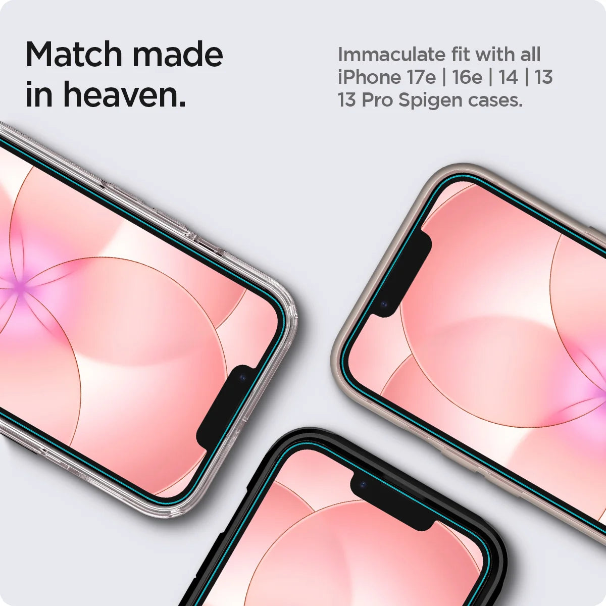 iPhone 17e Series - EZ Fit GLAS.tR | Sensor Protected