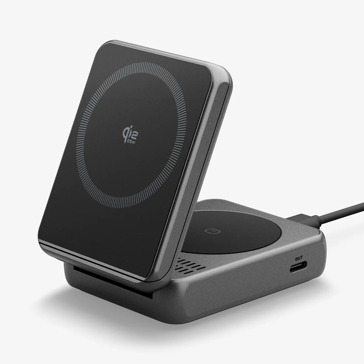2-in-1 Magnetic Qi2.2 Wireless Charger | EF302MOQ (Mag Fit)
