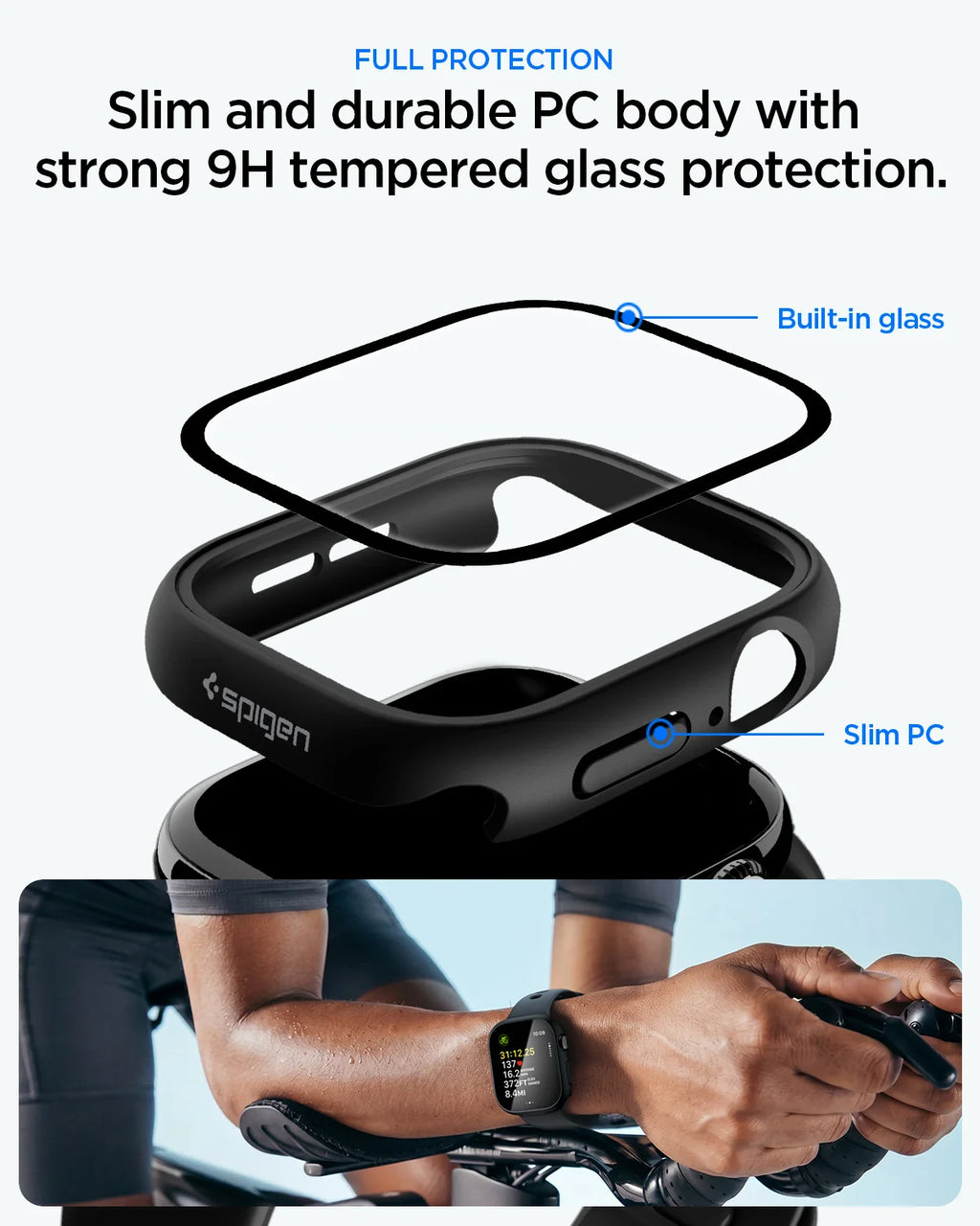 Apple Watch Series - Thin Fit 360 | Waterproof Ring