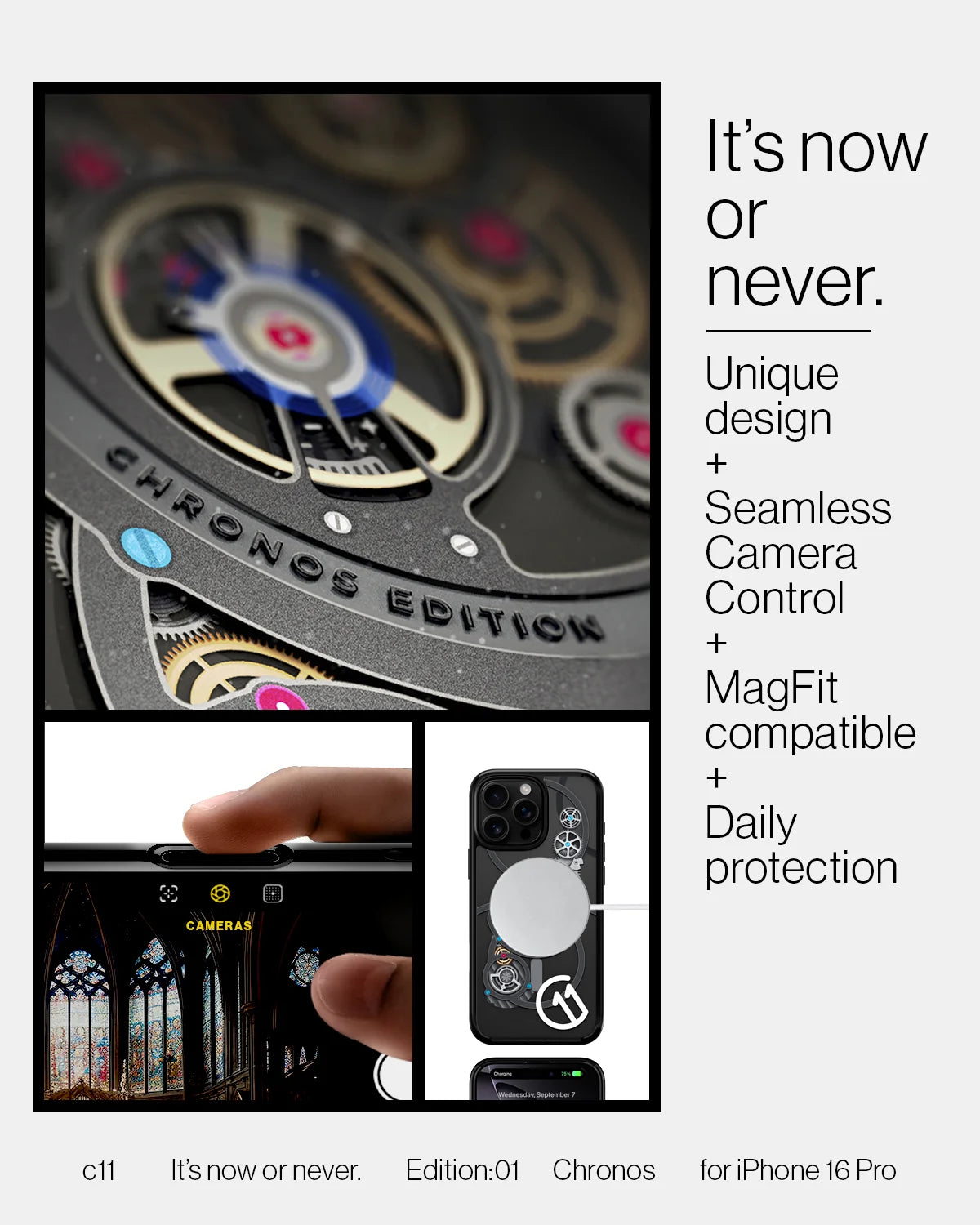 iPhone 16 Series - c11 Series Chronos Edition (Mag Fit)
