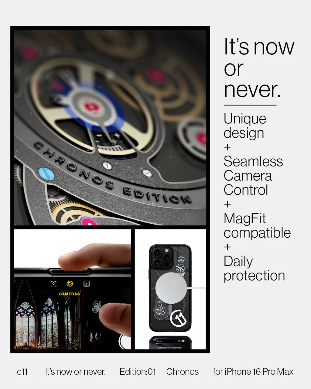 iPhone 16 Series - c11 Series Chronos Edition (Mag Fit)