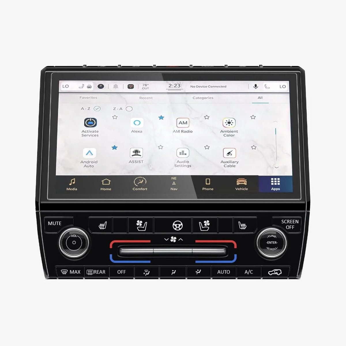 Jeep Models - Screen Protector GLAS.tR SLIM | Anti-Glare