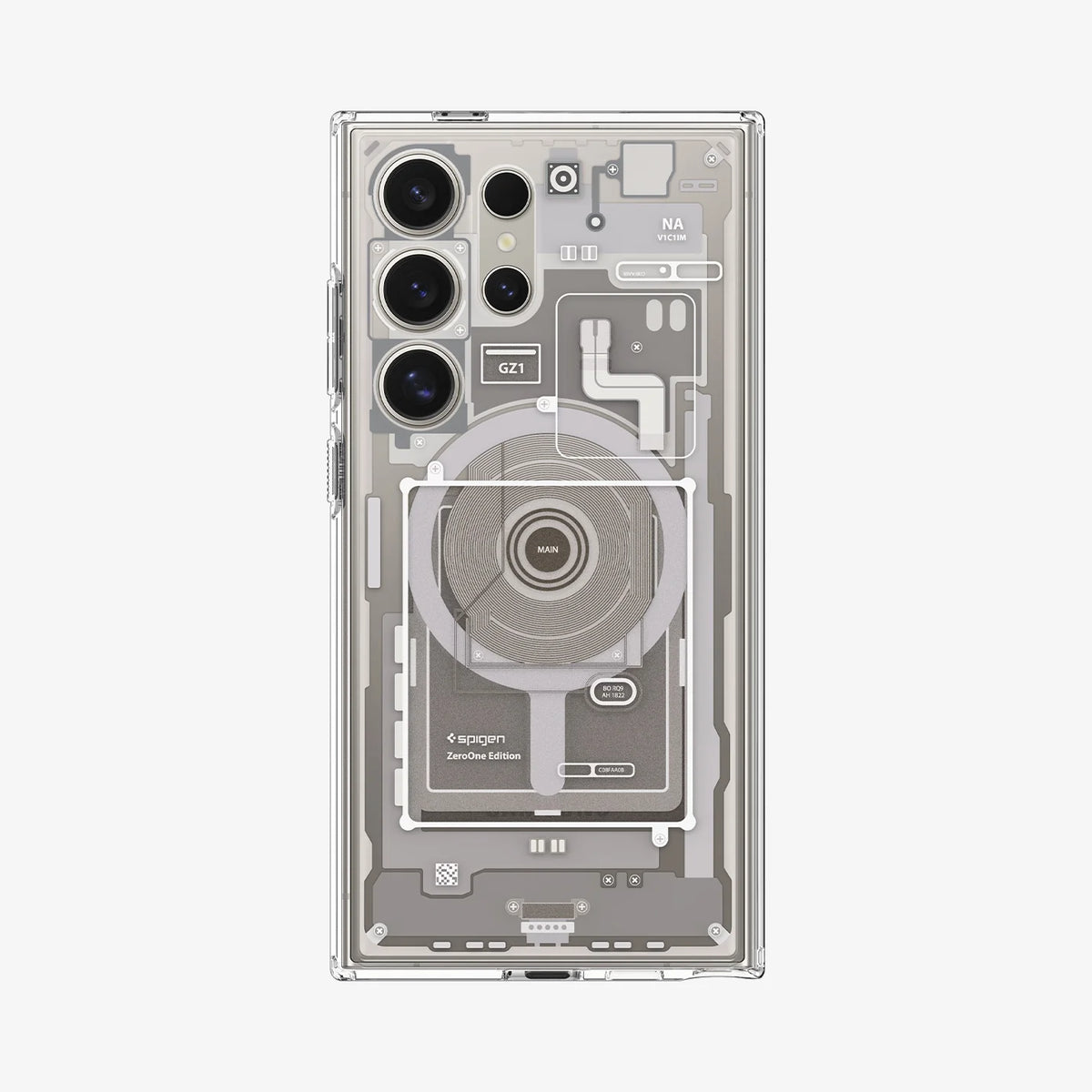 Galaxy S24 Series - Ultra Hybrid Metal Ring Zero One (Mag Fit)