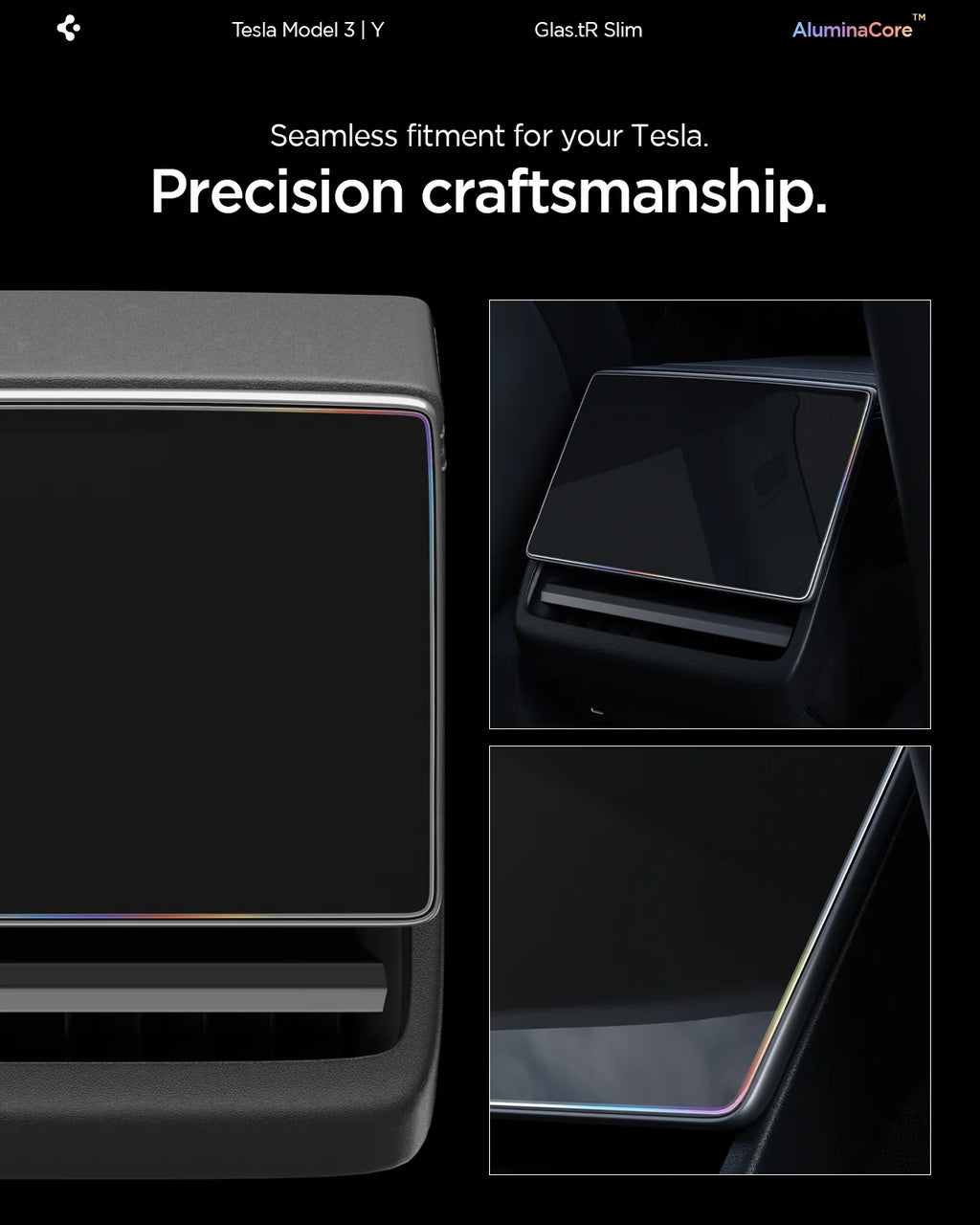 Tesla Series - Screen Protector Glas.tR SLIM (Rear)