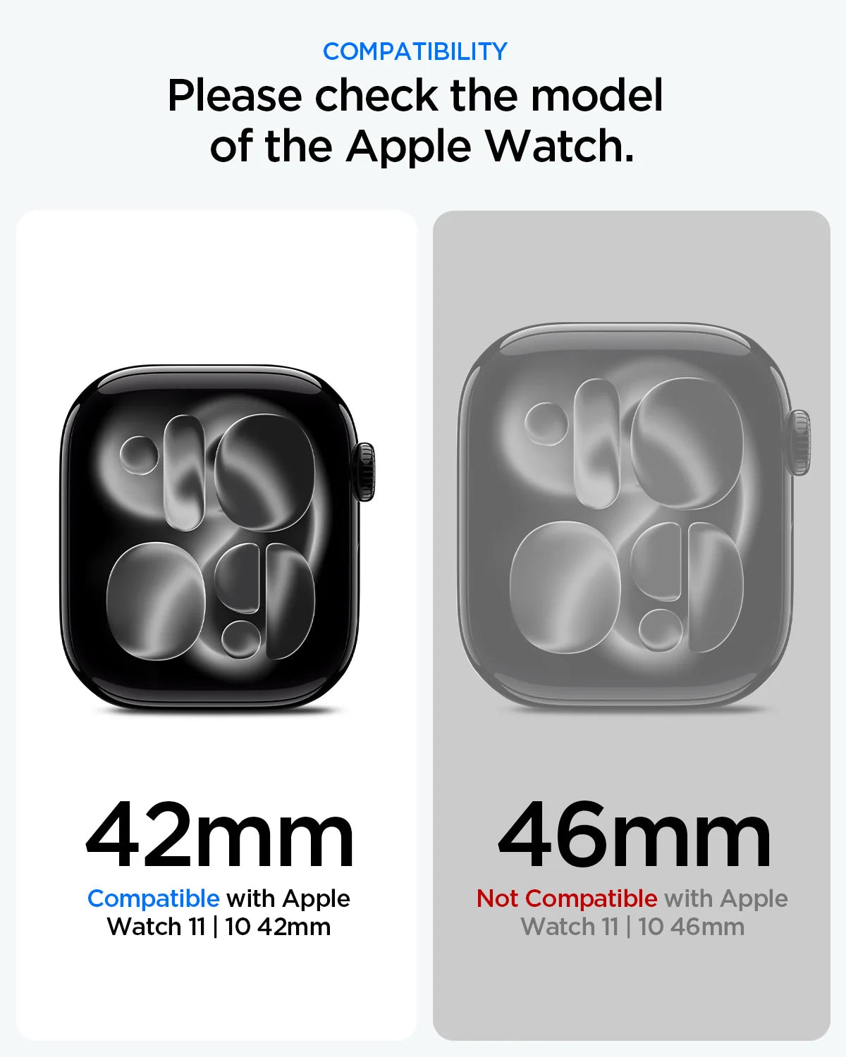 Apple Watch Series - Thin Fit 360 | Waterproof Ring