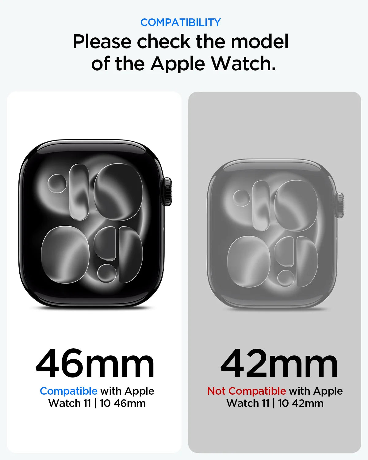 Apple Watch Series - Thin Fit 360 | Waterproof Ring